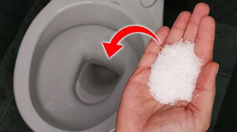 Weinig mensen weten het: waarom moet je zout in het toilet strooien en hoe vaak moet je dat doen?
